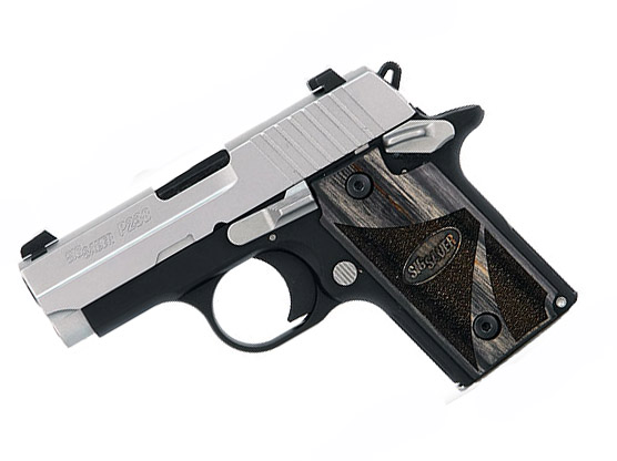 Sig Sauer P238 .380ACP, 2-Tone Blackwood