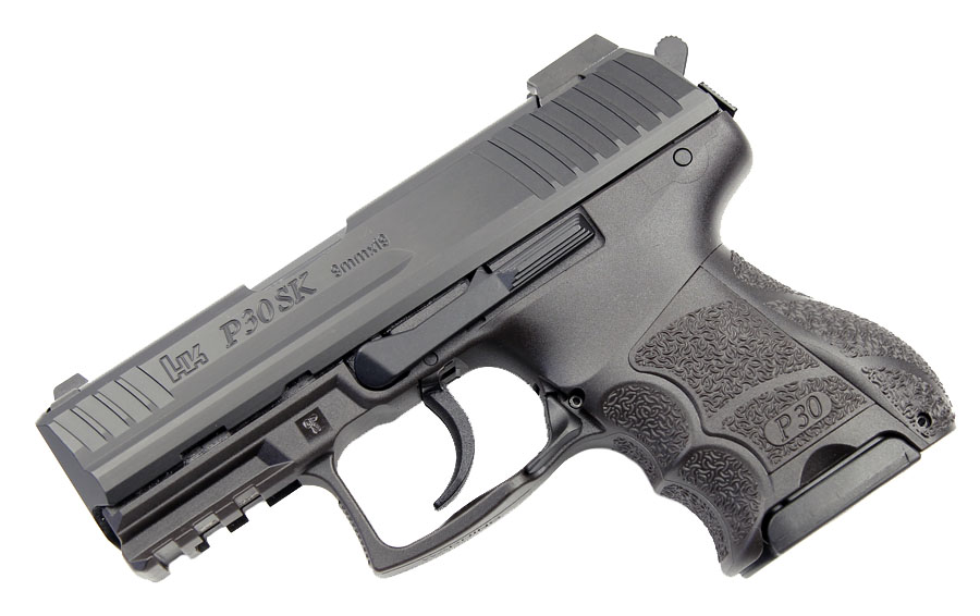 H&K P30SK 9mm, DA/SA, Night Sights, V3, 3 Mags