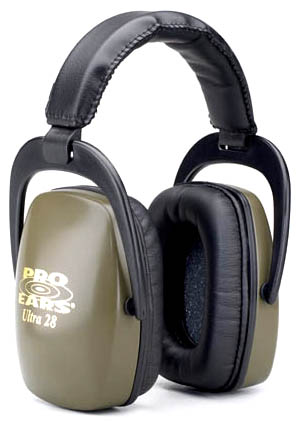 Pro-Ears Passive Ear Muffs - PASSIVE ULTRA 28 GREEN