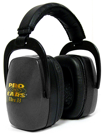 Pro-Ears Passive Ear Muffs - PASSIVE ULTRA 33 BLACK