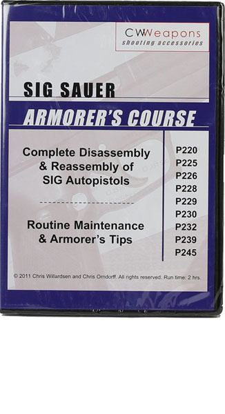 Sig Sauer Armorer's Course DVD - P SERIES