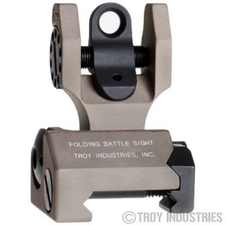 Troy Industries Rear Folding Battle Sight - FDE