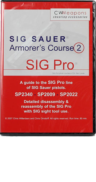 SIGPRO Armorer's Course DVD - SIGPRO