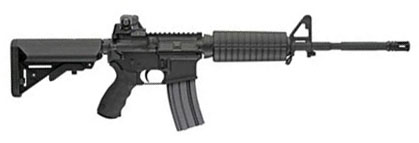 LMT Defender Standard Model Rifle, SOPMOD Stock, 5.56, 16 in.
