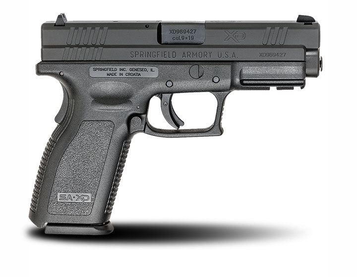 Springfield Armory XD9, Fixed Sights, 9mm, 4