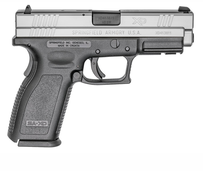 Springfield Armory XD40, Fixed Sights, .40, 4