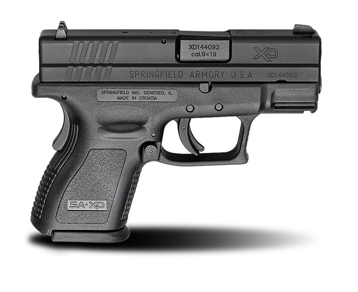 Springfield Armory XD9, Fixed Sights, 9mm, 3