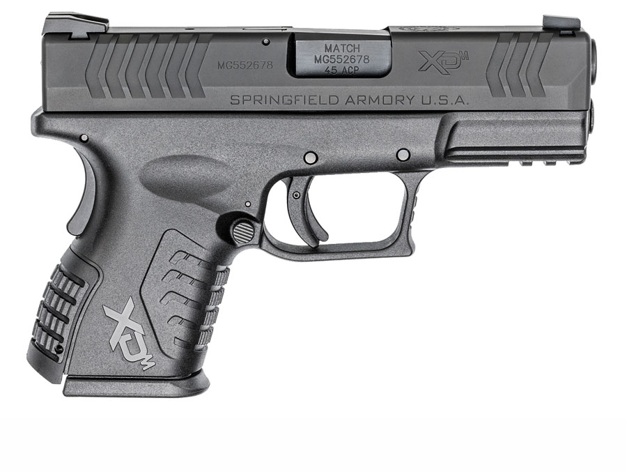 Springfield Armory XDM Compact, .45ACP, Fixed Sights, 3.8