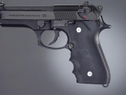 Hogue Rubber Finger Groove Grips Beretta 92/96 Series