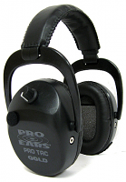 Pro-Ears Electronic Ear Muffs - PRO TAC SC GOLD - BLACK Pro-Ears Electronic Ear Muffs - PRO TAC SC GOLD - BLACK