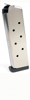 Check-Mate .45ACP, 8RD, SS, CMF, Removable Base  - Full Size 1911 Magazine