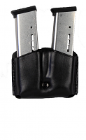 Ritchie Leather Double Mag Pouch - For Glock 9mm, HK P30