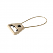 Blue Force Gear Molded Universal Wire Loop - Push Button Socket - Tan Blue Force Gear Molded Universal Wire Loop - Push Button Socket - Tan