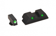 Ameriglo Tritium Night Sight Set - OPERATOR - For Glock 10mm, .45 - Green/Green