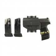 Sig Sauer P365 9mm, Night Sights, Nitron, Micro-Compact TACPAC - Manual Safety Sig Sauer P365 9mm, Night Sights, Nitron, Micro-Compact TACPAC - Manual Safety