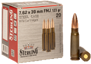 Sterling - 7.62x39mm 123gr FMJ - 20 Per Box