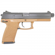 H&K MK23 .45ACP, DA/SA, Fixed Sights, FDE
