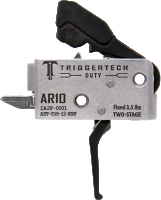 TriggerTech, Duty, Flat Trigger, Two Stage, 3.5LB Pull, Fits AR-10