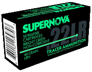 Supernova Green Tracer Non-Corrosive 22LR 40gr - 50RDs
