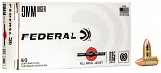 Federal Range & Target 9mm Luger 115 GR. FMJ - 50RD 