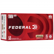 Federal 9mm Luger, 115gr FMJ - 50RD Federal 9mm Luger, 115gr FMJ - 50RD