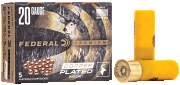 Federal Premium Magnum 20Gauge 2.75" 20Pellets 1 1/8oz 3BuckShot - 5RD Box Federal Premium Magnum 20Gauge 2.75" 20Pellets 1 1/8oz 3BuckShot - 5RD Box