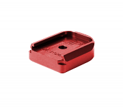 Springer Precision Sig P320 EZ .25" Base Pad - Round Hole - Red