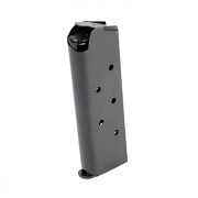 Check-Mate .45ACP, 7RD Compact, Blue, Hybrid - Officer's Size 1911 Magazine Check-Mate .45ACP, 7RD Compact, Blue, Hybrid - Officer's Size 1911 Magazine