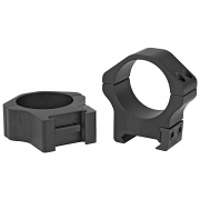 Warne Horizontal Rings Maxima Matte Black 30mm Medium 0 MOA
