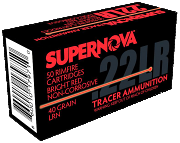 Supernova Red Tracer Non-Corrosive 22LR 40gr - 50RDs
