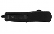 Templar Knife Gen II OTF Black, Large - Black Dagger Serrated 