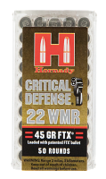 Hornady Critical Defense 22 WMR 45 gr Flex Tip eXpanding - 20RD