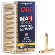 CCI Maxi Mag .22WMR 40GR JHP - 50RD