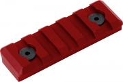Timber Creek Outdoors 5 Slot Picatinny Rail - M-LOK - RED