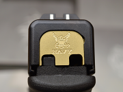 Milspin Custom Back Plate - Navy - Glock 43/43X/48 - Brass